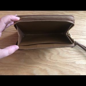 Brown Leather Coach Wallet/Wristlet